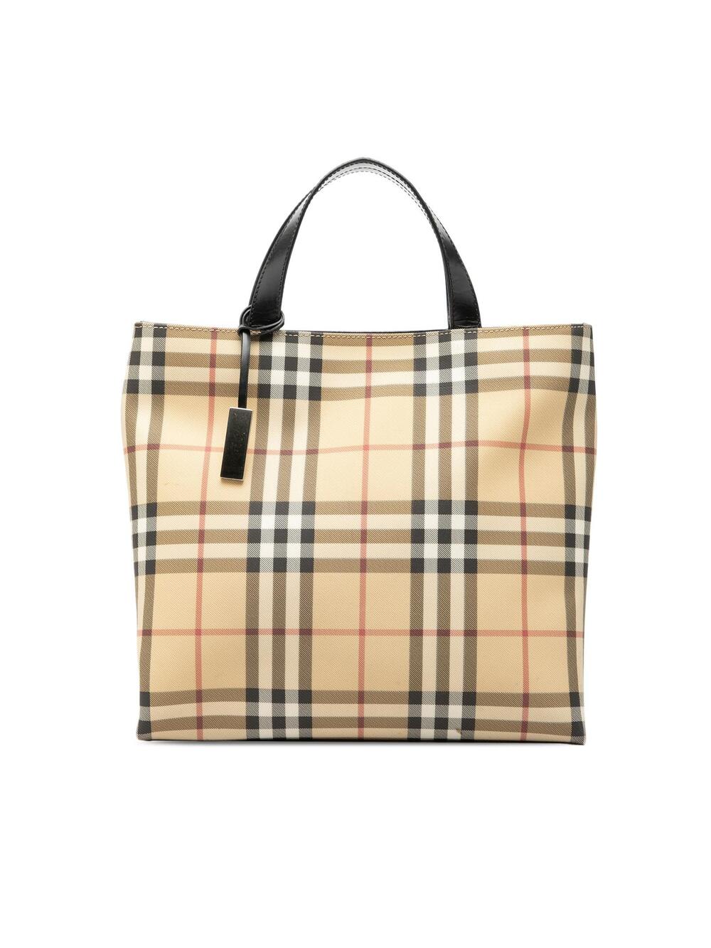 Burberry House Check Coated Canvas Tote #315876B40B